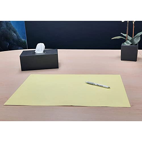 Pastel Yellow 22" x 14" Blotter Paper Pack