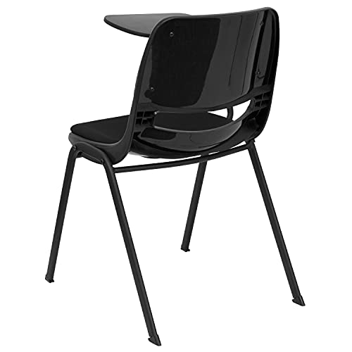 EMMA + OLIVER Black Fabric Ergonomic Office Chair