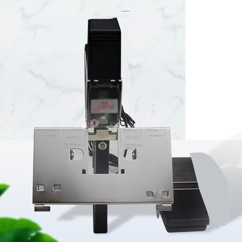 TYZDLSM Electric Stapler, Heavy Duty Stitcher Staplers Binder, with Flat Saddle Stitching Modes, 9-Level Adjustable, 2-30 Sheet Capacity, 100mm Depth, Foot Pedal, for Office