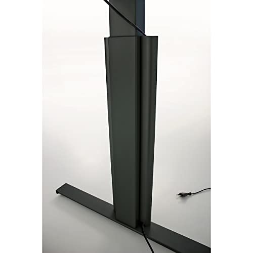 Kerkmann Move.3 Corner Desk | Electric Height Adjustable | Anthracite Frame | H x W x D 720-1200 x 2000 x 1000 mm | Oak | Standing & Sitting Table | Office Work Table