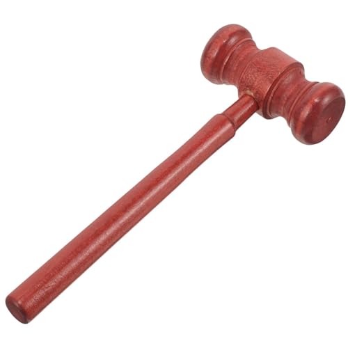 Wooden Mini Judge Gavel, Auction Court Hammer Cosplay Prop Model for Costume Accessories & Role Play Auction Hammer