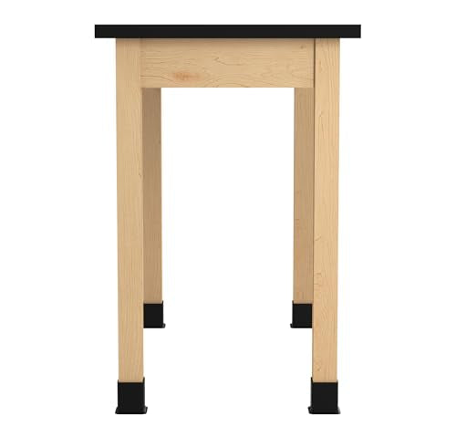 Diversified Spaces PerpetuLab 48x24x36 Science Table,ChemGuard,Lt Hardwood