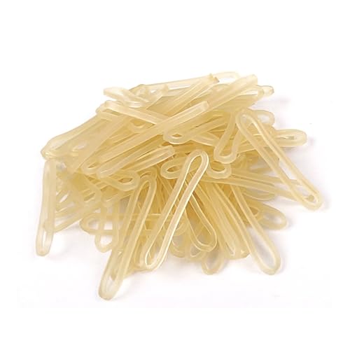Large rubber bands,Thick elastic bands, 100Pcs High Elastic Latex Bands Thickening High Temperature Resistance Rubber Bands(75mm)