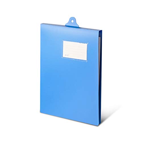 Clipboards Hanging Record er with Labels and Stickers A4 Data Clipboard Binder Writing Board for Easy Classification Management (Blue) for Nurses, Students, Office (Color : 5 Pack) (6 Pack)
