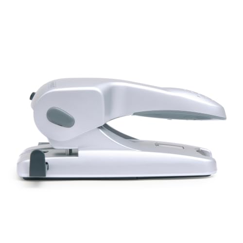 Rapesco 0732 High-Capacity Zero-65 Metal 2-Hole Punch, 65 Sheet Capacity, Silver