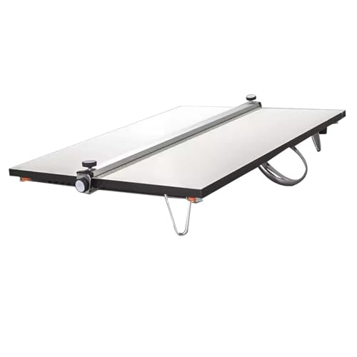 Vdniduir A2 Drawing Board, Easily Adjustable Drafting and Architecture Tool,with Parallel Ruler,Architectural Drawing Board