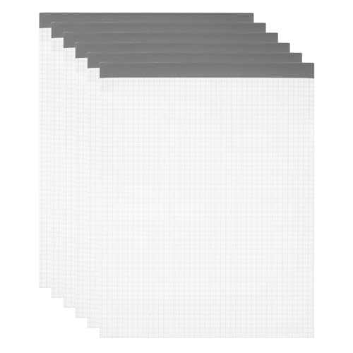 M&G 7x10 Note Pads, 6 Pack B5 Legal Pads 70 Sheets Notepads Writing Pad Graph Grid Chinese Memo Paper Tablet Kraft Cover for Work Writing Note Taking Chinese