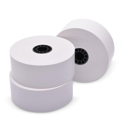 40 mm (1 1/2") x 270' Iconex Sticky Media™ Full Tack Linerless Label (12 Rolls)