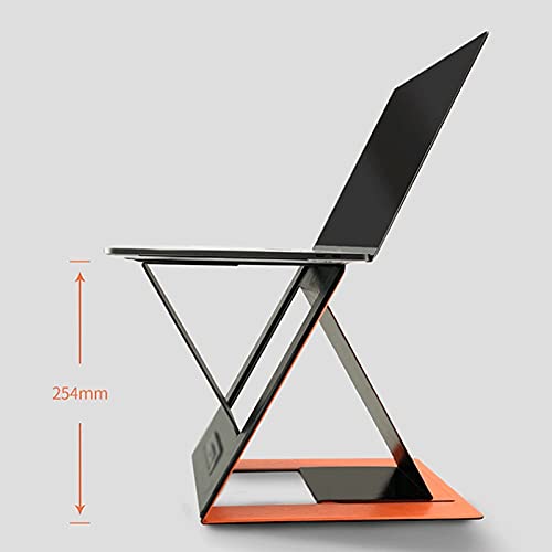 VZDUYHJ Portable Multi-Angle Computer Folding Stand Lightweight Invisible Laptop Adjustment