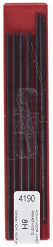 Koh-I-Noor Graphite Lead for 2mm Diameter 120mm 8H Mechanical Pencil