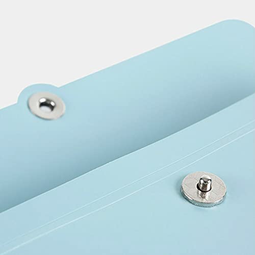 Folding Clipboard File Folder Bill Storage Bag Desktop Organizer Multilayer Book Receipt Packing Supplies Clipboard (Color : B)(A)