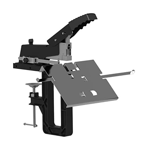 Manual Stapler, Booklet Maker/Stapler with Clamp, Heavy Duty Desktop Stapler, Saddle Stitching and Parallel Stitching 2 in 1, Binding Thickness 60 Sheets, for Factory Office and Home