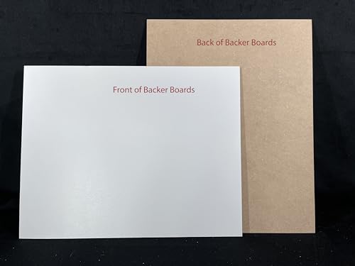 White Melamine Mosaic Backer Boards 3-Pack Multiple Sizes (2)