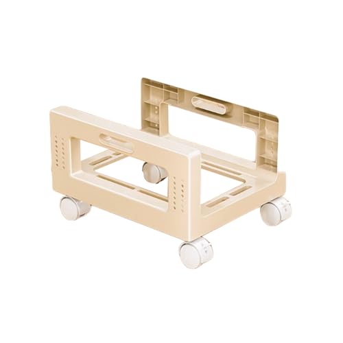 PC Stand,Computer Holder Stand Cart with Rolling Caster Wheels,Mobile PC Tower Applies to Office Study Bedroom,Can Bear 15kg(Color2)