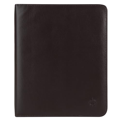 FranklinCovey - FranklinCovey Basics Ring-Bound Binder for FranklinCovey Planners | Vinyl - Open Binder (Classic, Dark Brown)