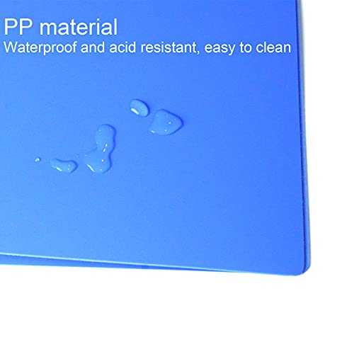 Acocony Punchless Binder Letter Size with 2 Clamp Blue 6-Pack