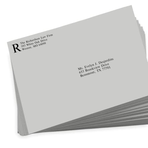LUXPaper 9 x 12 Booklet Envelopes | Gray Kraft | 28lb. Text | 500 Qty