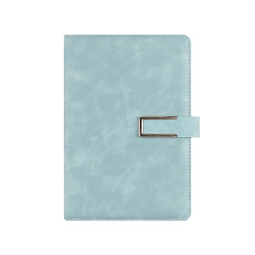 WERFOGH A5 Buckle Notebook, PU Leather Hand Ledger, Business Office Supplies, Stationery, 4 Pieces