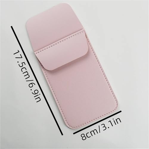 bogniga pocket protector 8pcs Portable Pocket Pen Holder Organizer Pencil Case Soft Imitation Leather For Office School Stationery Supplies(Red)