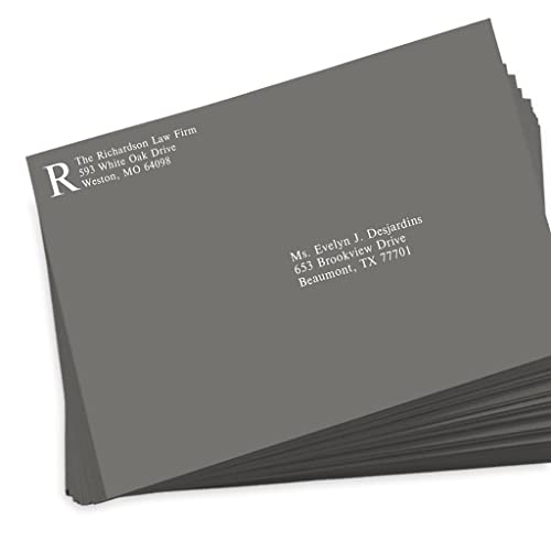 LUXPaper 9 x 12 Booklet Envelopes | Smoke Gray | 80lb. Text | 250 Qty