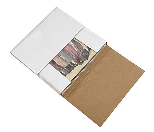 BOX USA Mailer Boxes Medium 11 1/8"L x 8 5/8"W x 2"H 50-Pack - Corrugated Cardboard Box for Shipping, Moving, Mailing, Packing, Packaging and Storage
