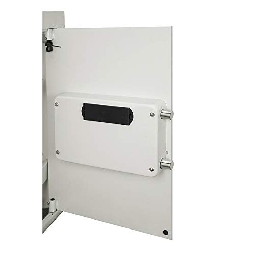 Paragon Safes In Wall Safe with Keypad and 2 Manual Override Keys, White