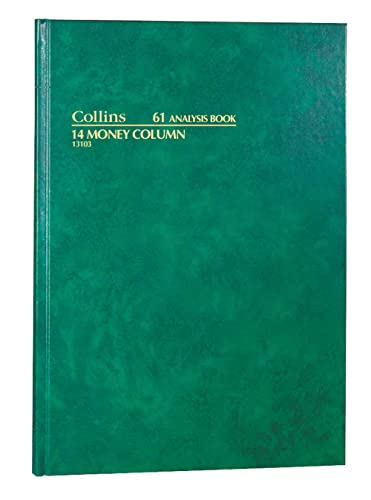 Account Managing Collins 61SER Analysis Book with 14 Money Column, (38819)
