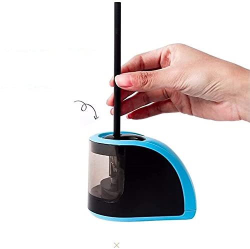 XIXIDIAN Electric Pencil Sharpener Protable Pencil Sharpener Heavy Helical Steel Blade for Student Kids Pencils for School Supplies