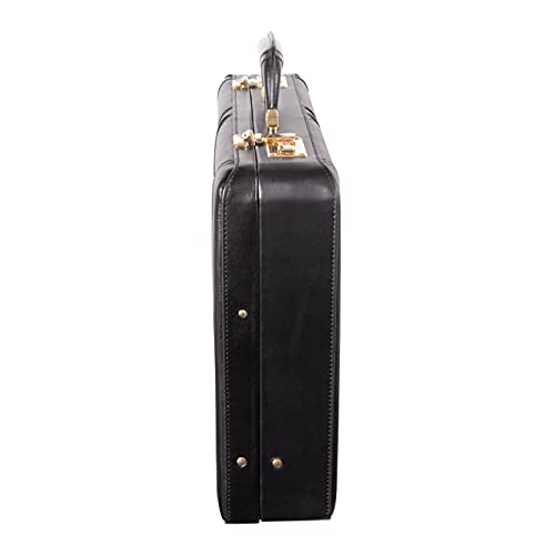 McKleinUSA LAWSON, Leather 4.25" Laptop/Computer & Tablet Business Briefcase Attaché Bag Case, Men Women Laptop Briefcase, Business Bags, Travel Cases