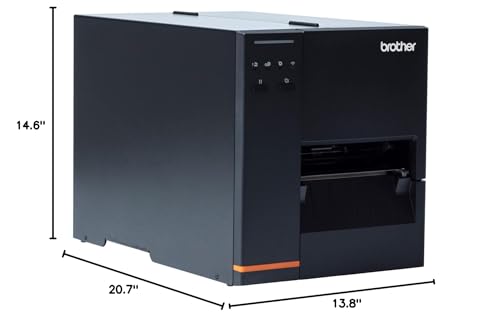 Brother TJ-4010TN Entry-Level High-Volume Industrial Barcode Label Printer, 203dpi, 6ips, Ethernet and USB 2.0
