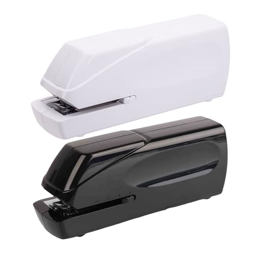 Electric Automatic Stapler 20 Sheet for School Portable Electric Stapler Adapter or Battery Powered Automatic Book Sewer