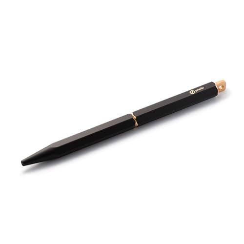 Y-studio YS-STAT-28 Portable Ballpoint Pen, Gel Ink, Black
