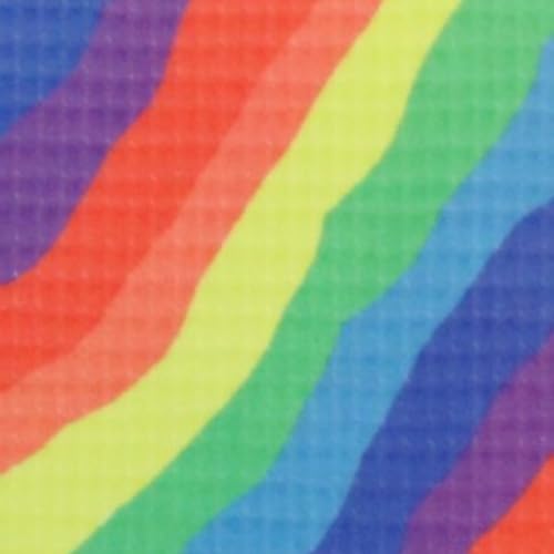 Value Supply Art Show Products Designer Duct Tape - 1 5/8 Inch x 10 Yards - Choose Your Pattern and Quantity (Rainbow Waves, 24)
