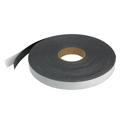 FindTape Indoor Adhesive Receptive Steel Tape, 1 in. x 200 ft. (Black)