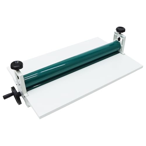 Yokoma Manual 29.5 Inch Cold Laminating Machine - All Metal Desktop Cold Laminator with Adjustable Pressure & Foldable Table, Rubber Roller for Photos, Posters, Books, Artwork (Max Thickness 0.4in)