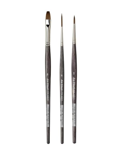 Colinéo Serie 5522 Vegan Brush Imitation Sable Kolinsky No. 2, et Series 5822 No. 8 + Series 1222