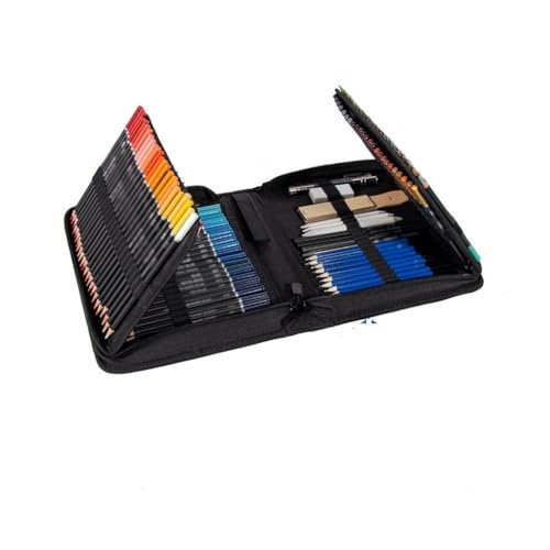 Water-Soluble Oil-Based Professional Art Brushes Sketching Coloured Pencils Painting Set Complete Set