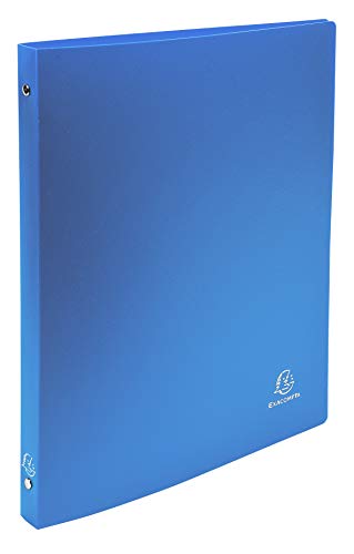 Exacompta Opaque PP Flexible Covers Ring Binder, A4, 4 Rings, 20mm Spine - Assorted Colours, Pack of 20