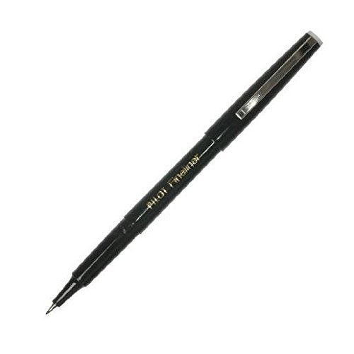 Pilot Fineliner 1.2 mm Tip - Black, Box of 12