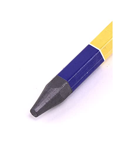 dicoal 259 – Game Chalk without Label Hexagonal 12 x 120 mm Fluorescent Red (12U)