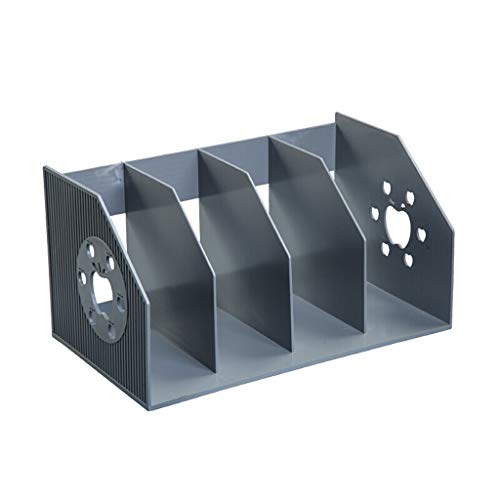Desk File Organizer,Desktop Organizer File Sorter File Magazine Folder Holder Desk Organizer And Storage 4-Column Vertical File Rack Multifunctional Office Organizer Desktop File Sorter Magazine File