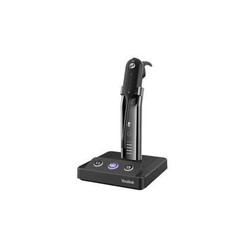 Yealink MP54 MS Teams IP Corded Phone Bundle with Yealink WH63 MS Teams Mono Bluetooth Noise Canceling Mic Headset for Office, Cam 313 2MP Webcam