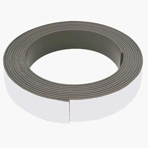 YTCEZ 1-10 Meter Self Adhesive Rubber Magnet Strip 10 * 1 15 * 1 20 * 1 30 * 1mm Tape Rubber Refrigerator Flexible Magnetic Strip for Home(W 30MM X T 1MM,10Meter)