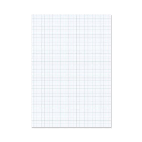 RHINO Stationery A4 Exercise Paper | 500 Sheets | Loose Leaf Paper | 7mm Squared Paper | Educational Standard
