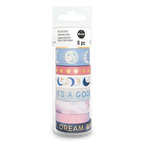 Recollections Orion's Belt Crafting Washi Tape Tube, 12 Packs: 8 ct. (96 Total)