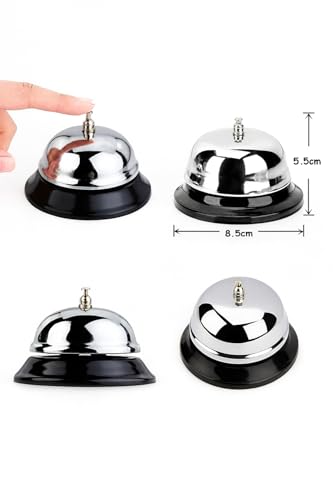 Metal Reception Bell for Desks - Hotel Restaurant Service Call Bell