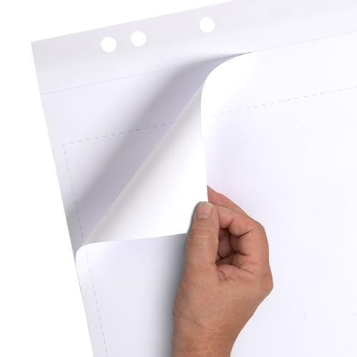 Landre Flip Chart Blocks Rolled Holzfreies Papier Blanko