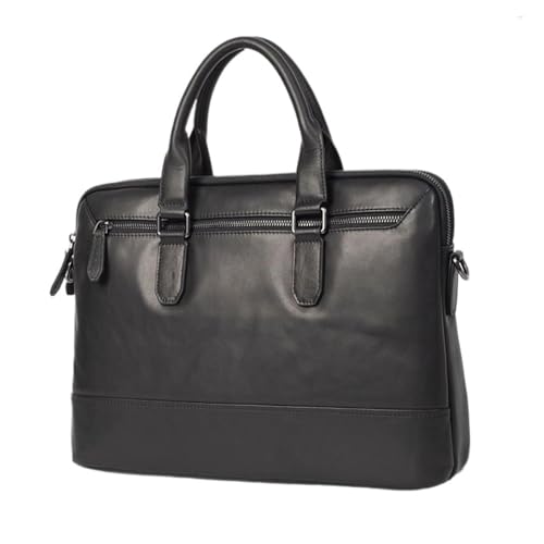 STBTOO Men's Leather Large Handbags Briefcases Laptop Bags Messenger Shoulder Bags Luggage Bags Totes
