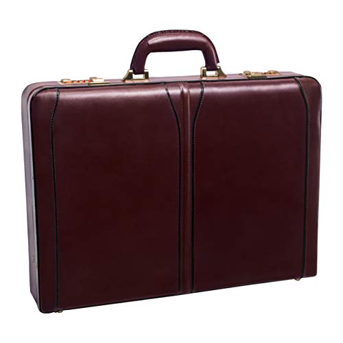McKlein Lawson, Leather 3.5" Laptop/Computer & Tablet Business Briefcase Attaché Bag Case, Men Women Laptop Briefcase, Laptop Compartment bag, Tablet Pocket bag, Business Bags, Travel Cases