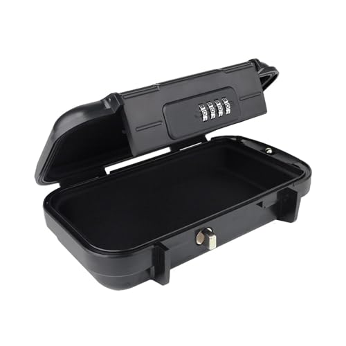 Portable Box for Dorm Beach Hotel Home Safe Box 4 Digit Combination Security Case with Removable Wire Rope Portable Safe